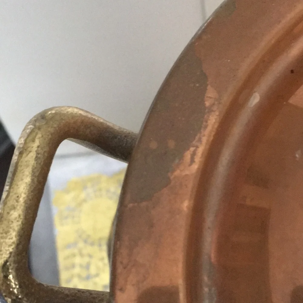 Vintage copper and brass cookware/ serving pieces, multi-use - Picture 8 of 8